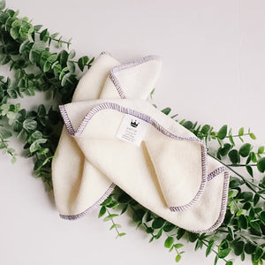 Cloth Wipes - Bamboo Velour - Petite Crown 
