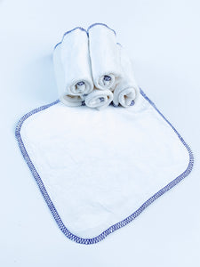 Cloth Wipes - Bamboo Velour - Petite Crown 